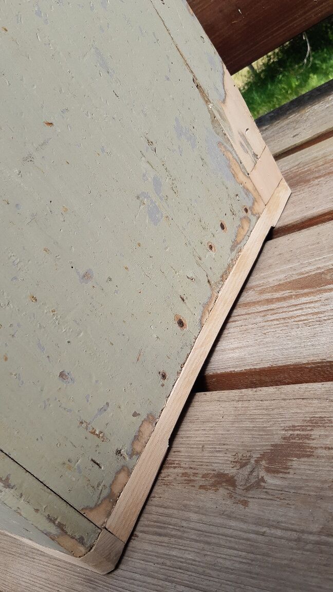 Parisian buffet green patina