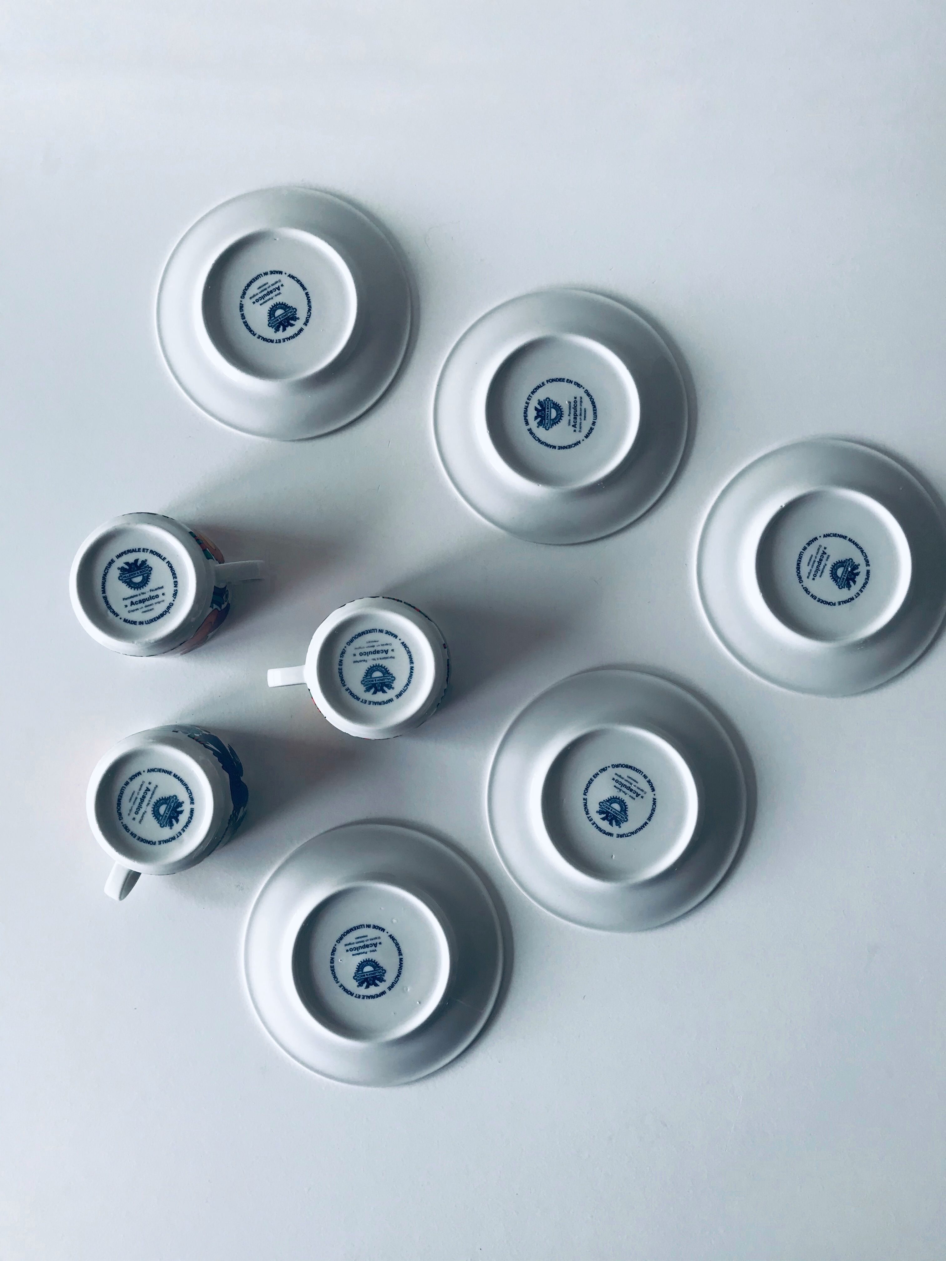 Acapulco coffee cup and saucers by Villeroy and Boch