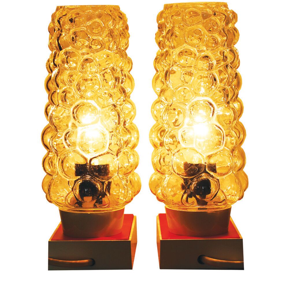Bedside table lamps from Hawill, 1960