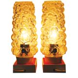 Bedside table lamps from Hawill, 1960