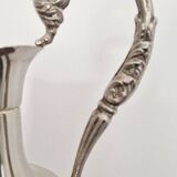 Cut crystal carafe and silver-plated metal – Victorian / Napoleonic III style