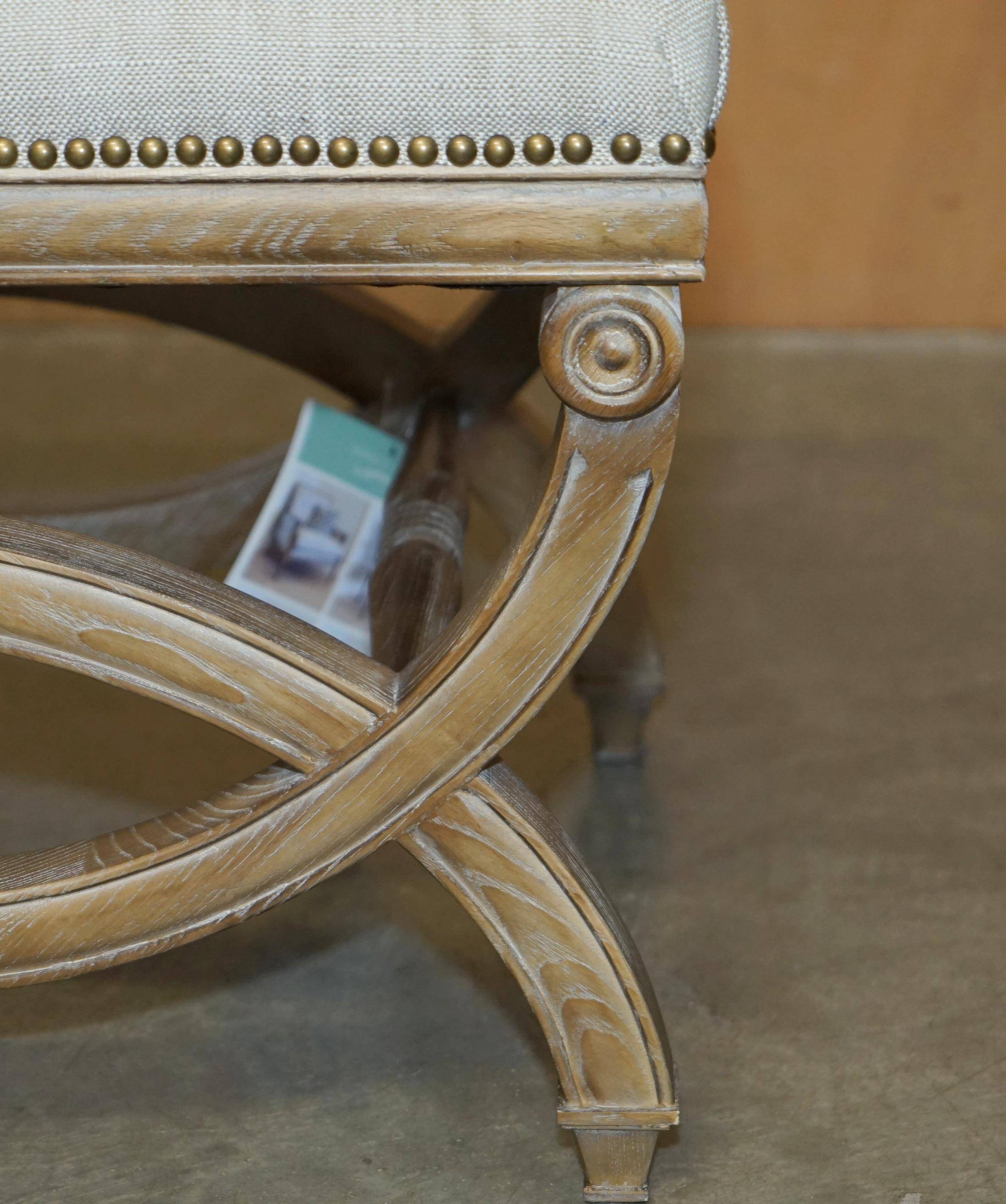 Regency style banquette - Dressing table or double piano stool