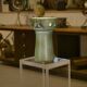 Table lamp in ceramic by Guillerme and Chambron 1980s