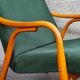 Pair of green armchairs by Antonin Suman for Ton Bystrice (Thonet) year 1960