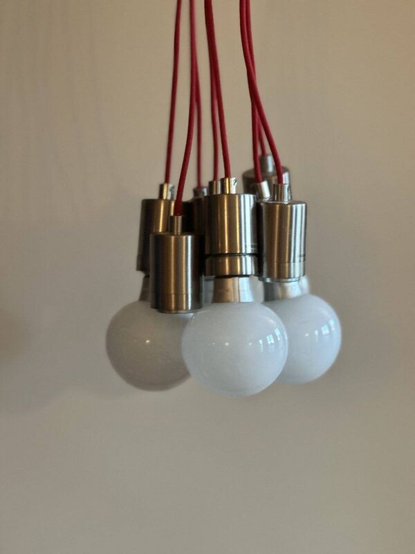 Lampe à suspension en métal 8 lumières Aromas del Campo