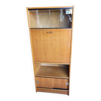 Meuble secretaire vitrine 1950/1960