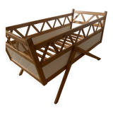 Lit Bébé/Enfant Vintage Année 50 Pieds Compas