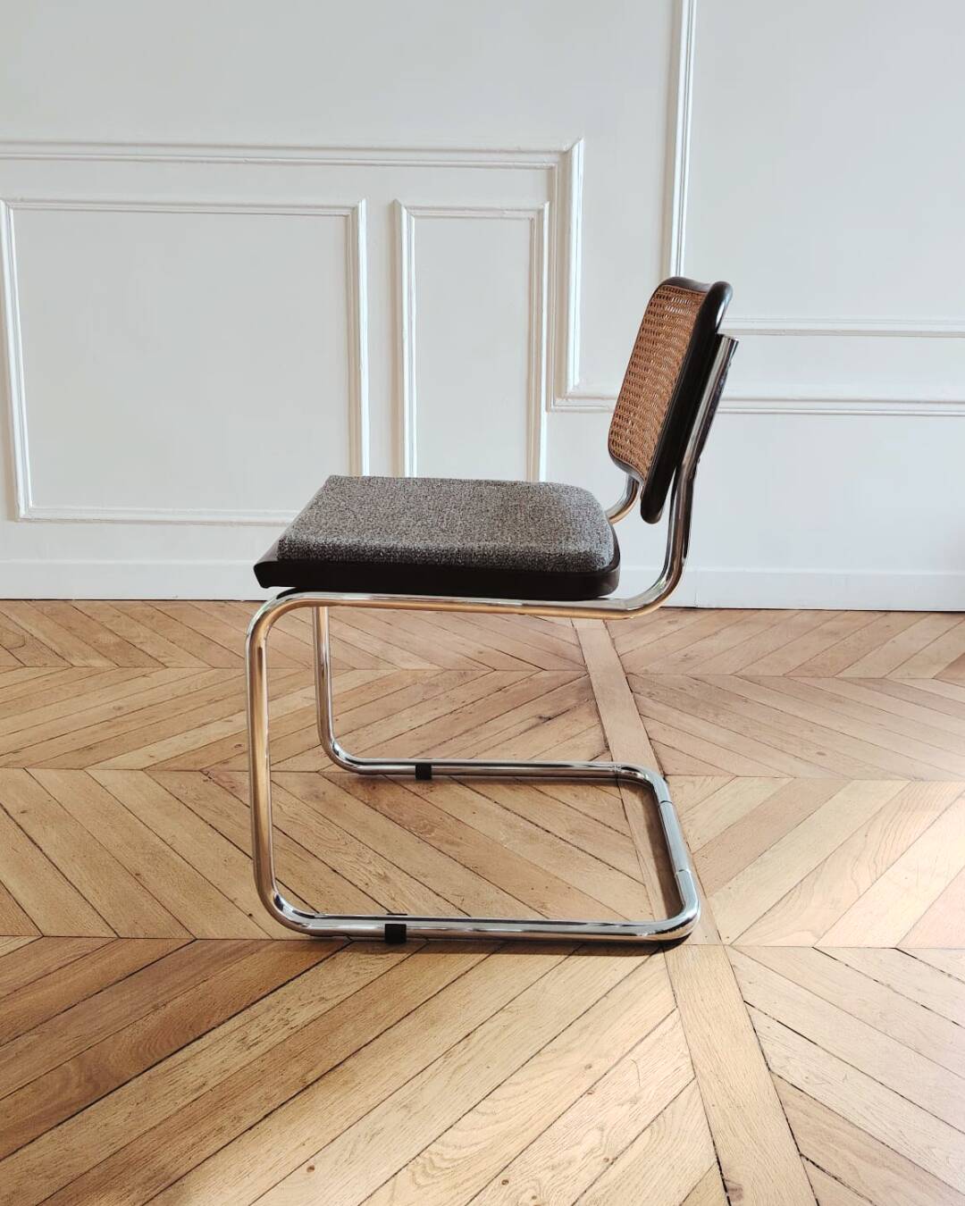 Cesca chair B32 style Marcel Breuer renovated, year 87