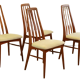 Set of 4 dining chairs Eva - Niels Koefoed 'Hvidovre'