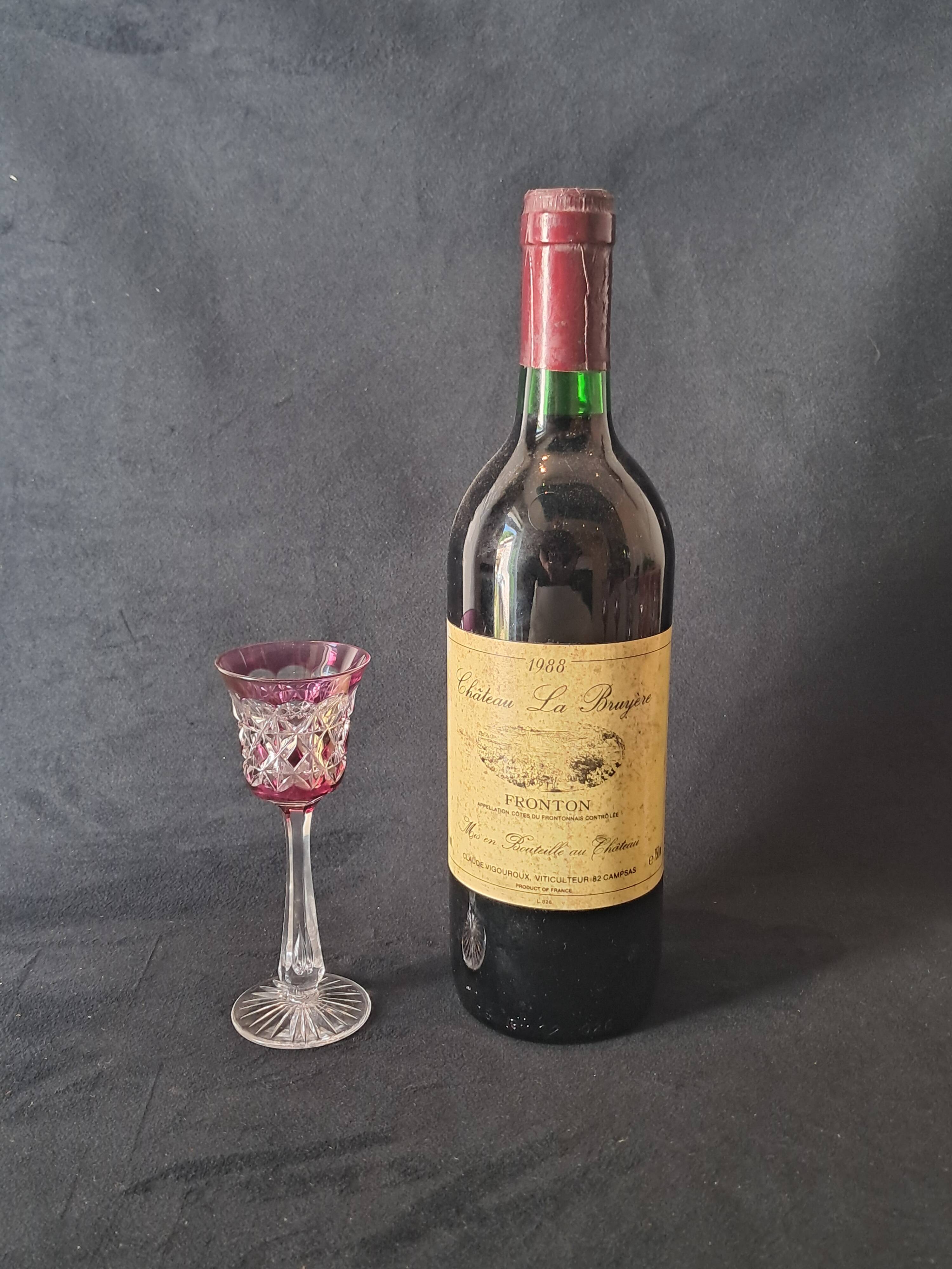 Cut glass shot glasses