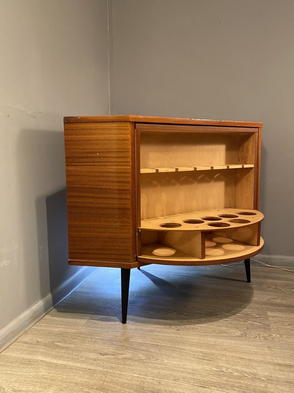 Vintage Swivel Corner Bar 1960s