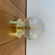 Vintage glass globe wall or ceiling light.