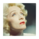 Photo print on silver color paper Marlène Dietrich format40X40cm