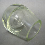 Double-sided bohemian crystal vase from the 50s/60s.
