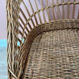 Small wicker children's armchair
