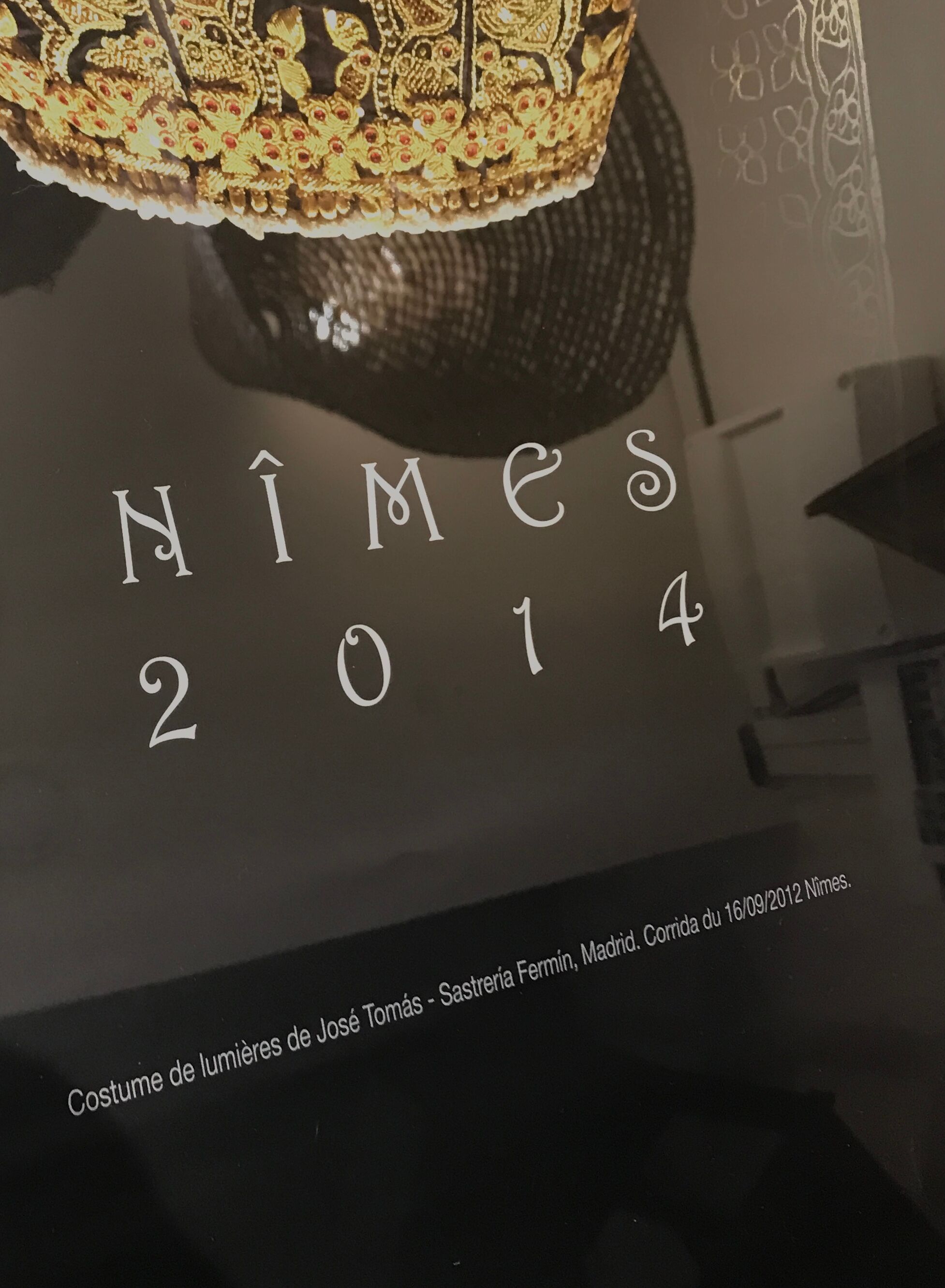 Poster Féria de Nimes 2014 framed