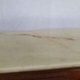 Pair of 1960s bedside tables with marble