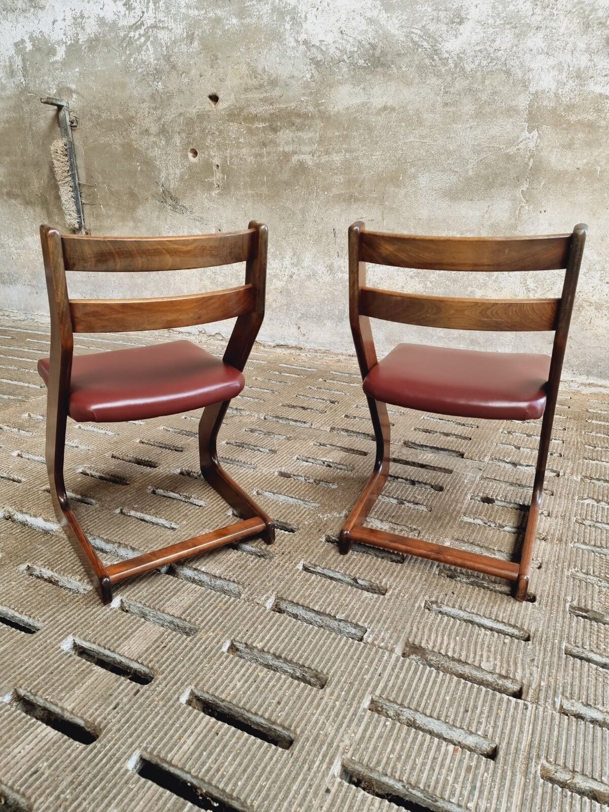 Vintage design chairs set Mid Century