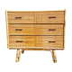 Commode en rotin, années 50
