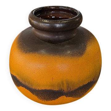 Ball vase West Germany Scheurich 204 Fat Lava