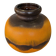 Ball vase West Germany Scheurich 204 Fat Lava