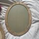 paire de miroirs ovales anciens