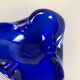 Heavy Murano Glass "Blue" Bowl Element Shell Ashtray Murano, Italy, 1970s
