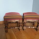 Velvet fabric footrest