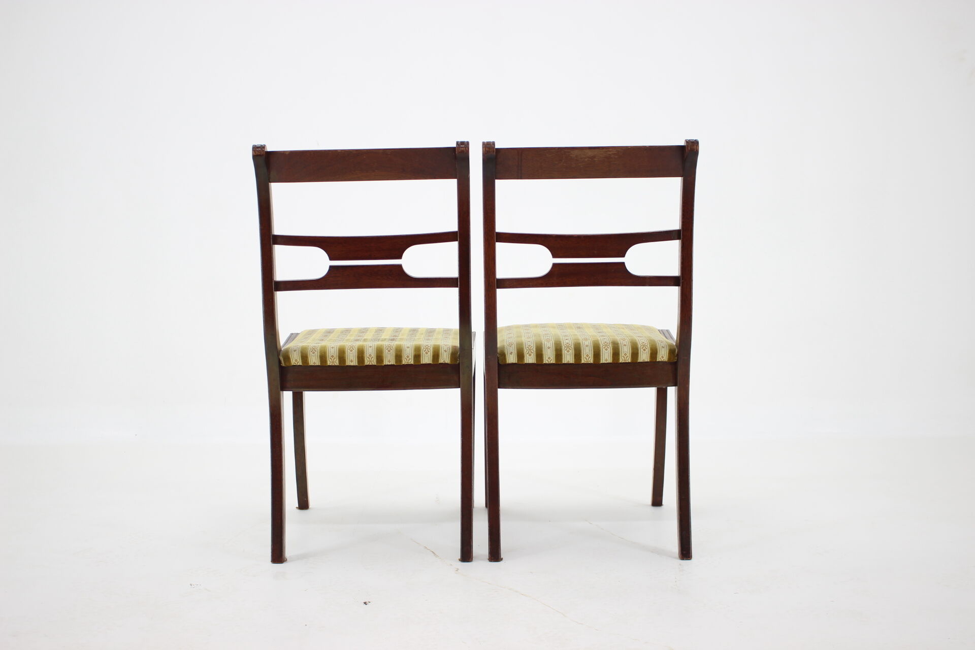 Set of four art deco dining chairs, 1940