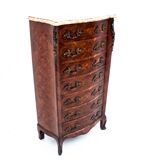 Antique chest of drawers - chiffonier, france, late 19th century.