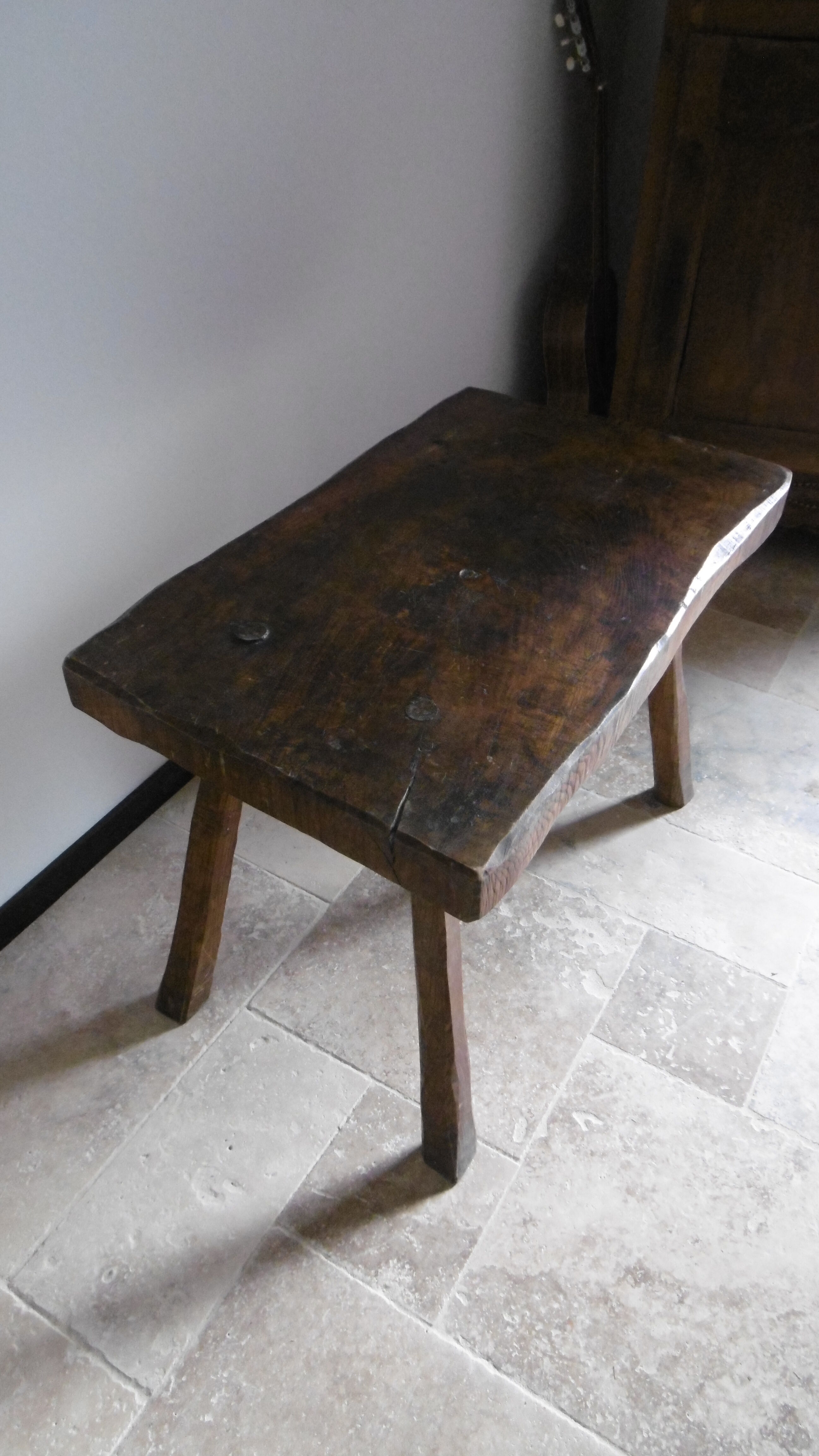 Elm wood rustic coffee table