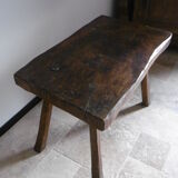 Elm wood rustic coffee table