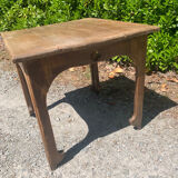 Brutalist wooden table