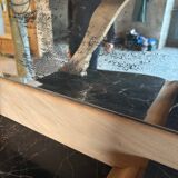 Parisian Art Deco sideboard in natural wood