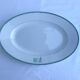 Antique oval plate monogram
