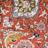 Iran Tabriz Mahi wool and silk oriental rug: 3.60 x 2.50 meters