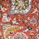 Iran Tabriz Mahi wool and silk oriental rug: 3.60 x 2.50 meters
