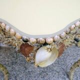 Mid-century french shell console table