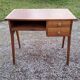 Office of the 50s in mahogany blond compass feet