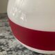 Lampe design Philips en métal et opaline