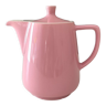 Melitta coffee pot pastel pink, mid century tableware