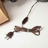 70's beige blue floor lamp