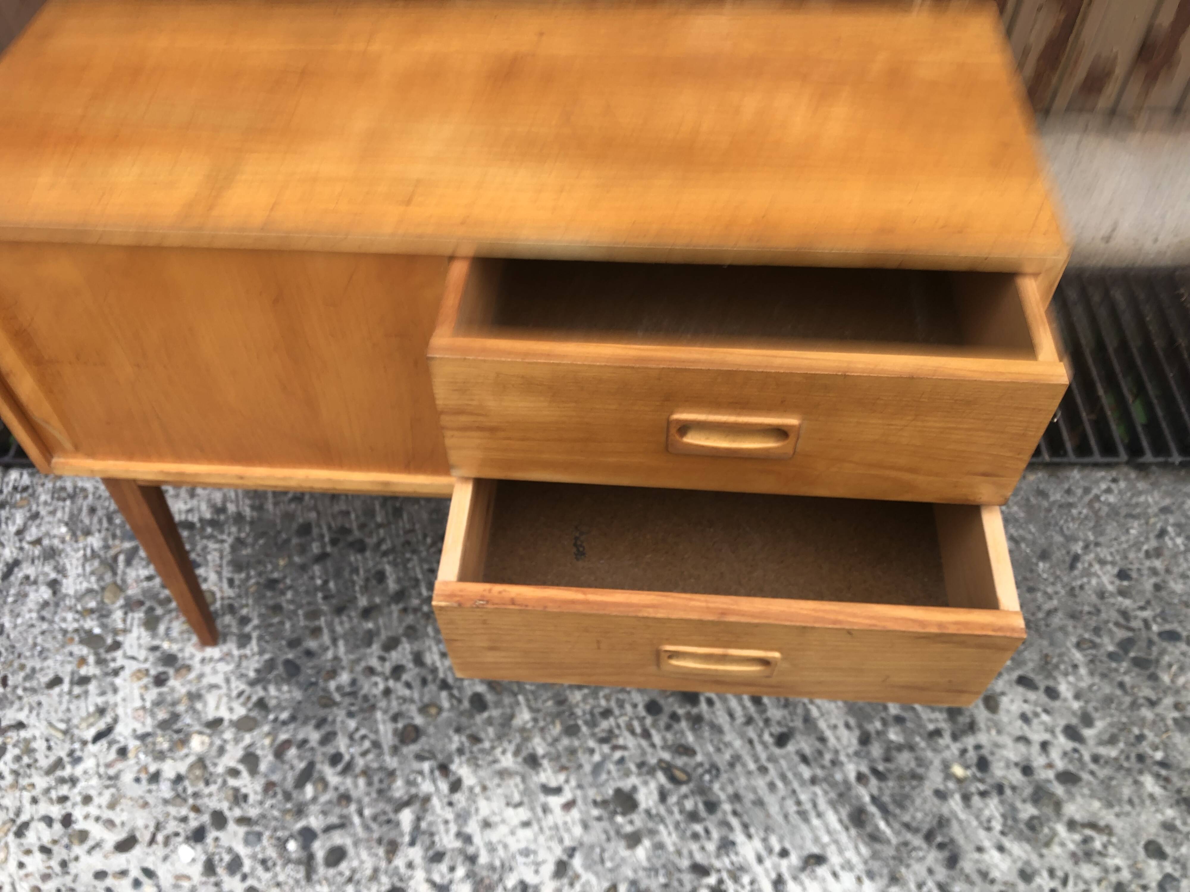 Sideboard Storage Scandinavian blond wood from the 60s