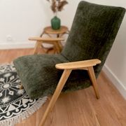 Fauteuil, esprit scandinave années 50/60, restauré