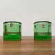 Lime Kivi Votive Candle Holder Marimekko by Heikki Orvola for Iittala, set of 2