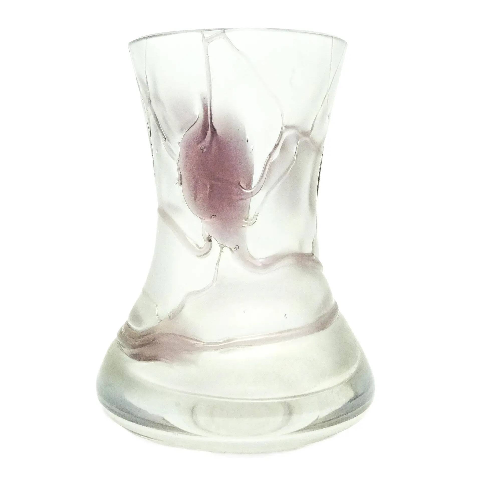Art Nouveau vase, glass, Germany, 1970s
