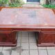 Bureau à caisson d'époque Louis Philippe en acajou du 19e siècle