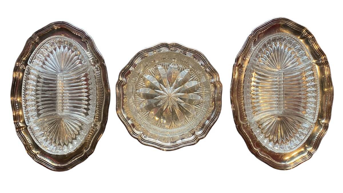 Christofle five-piece tableware set