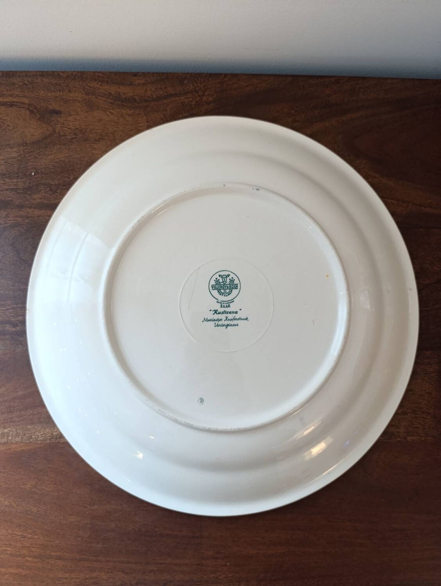 Large round Villeroy & Boch Rusticana platter - Blue