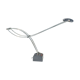 Vintage Italian chrome-articulated desk lamp from the 70s/80s